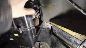 Матиз, снятие радиатора печки