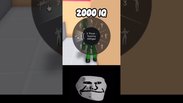Roblox 2000 IQ Moment (Troll Face Meme) #shorts смотреть онлайн