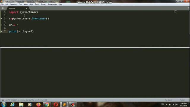 Url shortener using python | create url or link short using PYTHOn | priyansh jain | python project смотреть онлайн