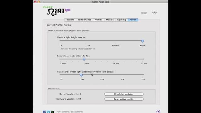 How to use the Razer™ Naga Epic Driver on Mac