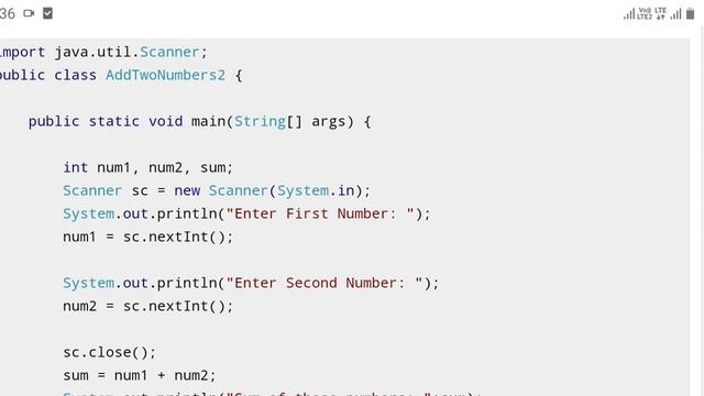 Addition of Two Numbers in Java in Telugu - Java Sample Programs for Beginners With Explanation смотреть онлайн