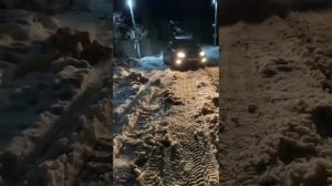 Lada Granta  подъём в гору с включенной антипробуксовочной системой ESC