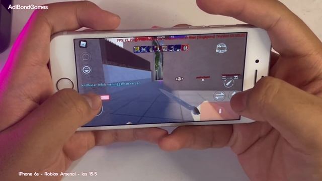 Roblox Arsenal iPhone 6s ios 15.5 смотреть онлайн