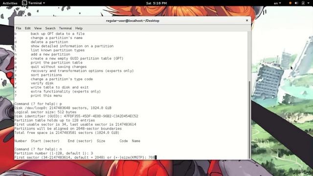 how to split disk to partitions -- with right to left method смотреть онлайн