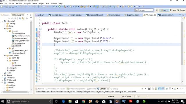 How to create hibernate application - Part 3 - one to many relation смотреть онлайн