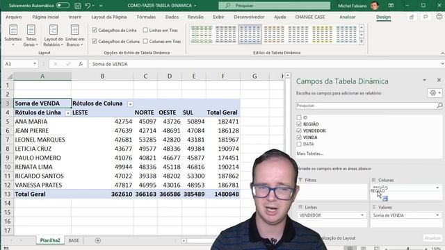 Tabela Dinâmica no Excel | Aula Completa Passo a Passo | Curso de Excel Online смотреть онлайн