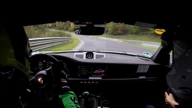 Kevin Estre Flat Out On Damp Nürburgring - 273km/h!