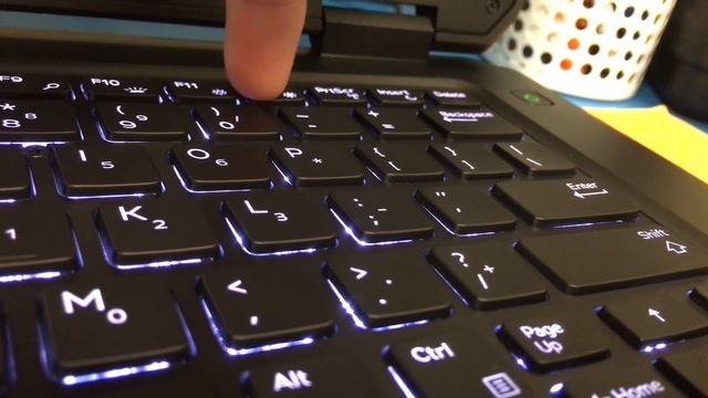 Dell 5404 Changing Keyboard Backlight Color смотреть онлайн