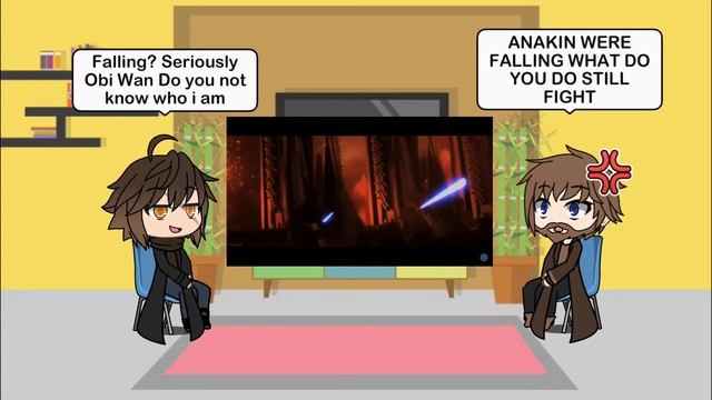 Anakin And obi wan react to fight on mustafar смотреть онлайн