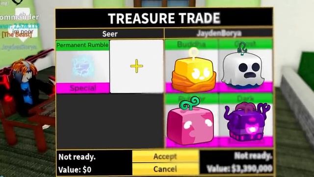 Trading PERMANENT Fruits For 47,832 Hours! (Blox Fruits)