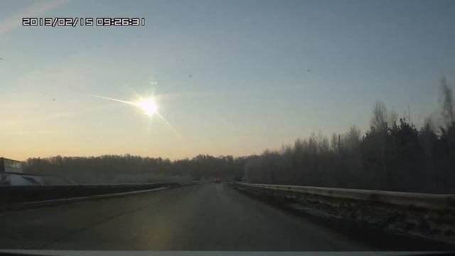 Падение метеорита в Челябинске. Russian Meteor 15.02.13г. смотреть онлайн