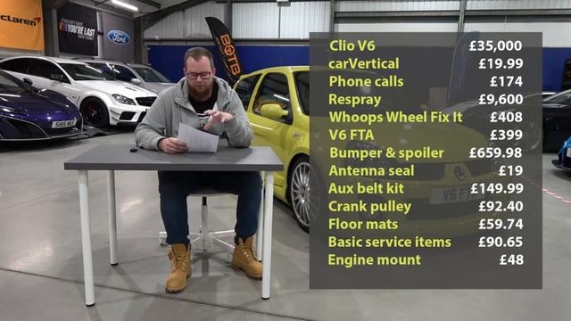 Renault Clio V6 Costs and update смотреть онлайн