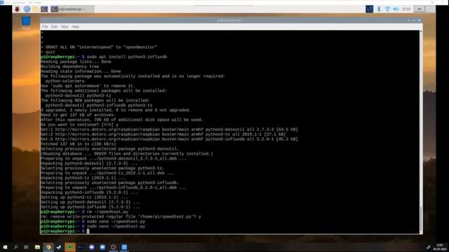 Raspberry Pi 4 internet speed monitor - Using Grafana. Guide. смотреть онлайн