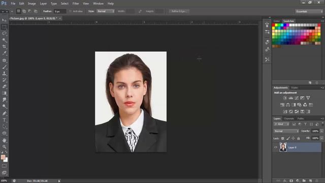 How to Create Passport size photo only 4 pcs in Photoshop | Photoshop Tutorial смотреть онлайн