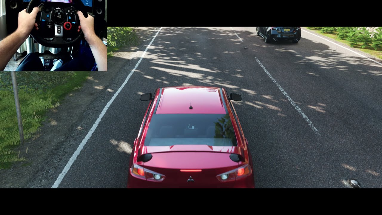 Mitsubishi Lancer evolution X GSR Forza Horizon 4 logitech g29 Спринт в озерном краю смотреть онлайн