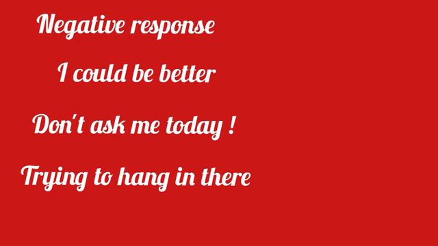 Creative ways to answer the question- HOW ARE YOU? Avoid saying - I am fine! English Greetings смотреть онлайн