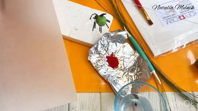 Мак из вафельной бумаги (пошагово) смотреть онлайн