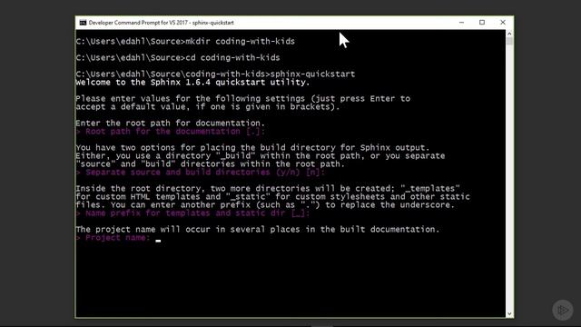 05 Use the CLI to Create a Documentation Project смотреть онлайн