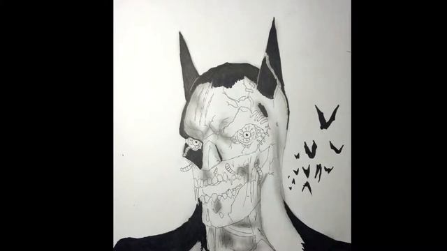 Zombie Batman Speed Sketch смотреть онлайн