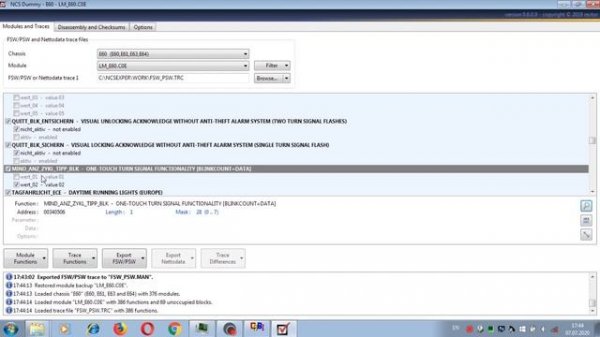 Как кодировать БМВ е60 не стоковым вариантом в NCS expert