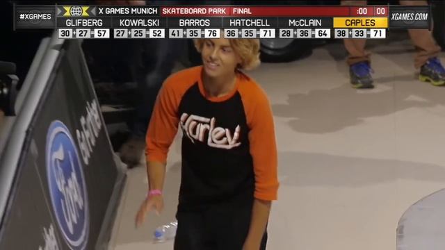 Curren Caples SKB Park Gold - ESPN X Games смотреть онлайн