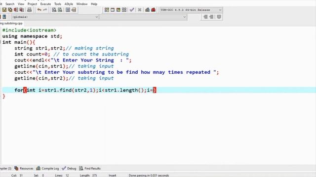 Finding How many times Substring repeated in a String | C++ Tutorial смотреть онлайн