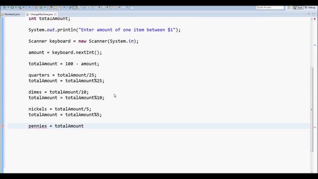 Java - Remainder Operator % смотреть онлайн