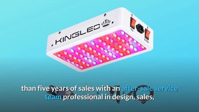 King Plus 600W LED Grow Light Full Spectrum смотреть онлайн