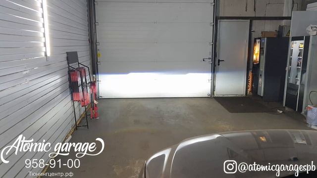 Volvo XC70 установка светодиодных линз Optima