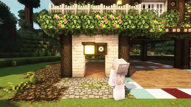 [Minecraft] ?? Aesthetic Cottagecore House Tutorial / Mizuno's 16 Craft Resource Pack