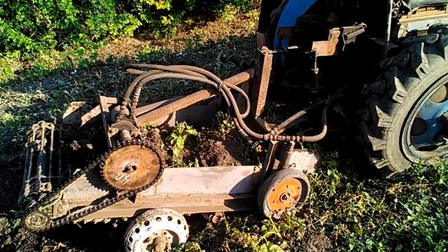 Картофилекопалка своими руками. часть первая. пробный заезд. смотреть онлайн