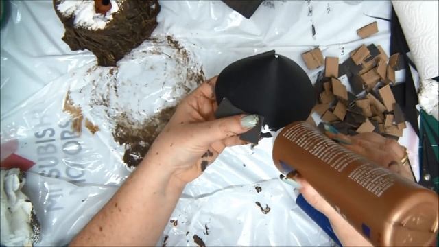 Faux Wood Fairy House - Details for a FREE bonus in description смотреть онлайн