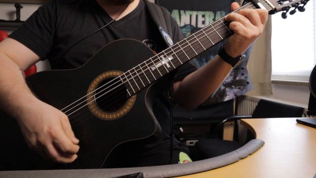 Original Acoustic Song / Work In Progress / Walden Natura N600 Gothic Classical Guitar смотреть онлайн