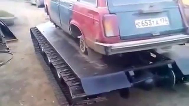 Вездеход Ваз на гусеницах смотреть онлайн