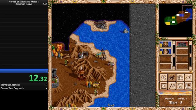 Heroes 2 Speedrun - Skirmish - Easy [0:16] смотреть онлайн
