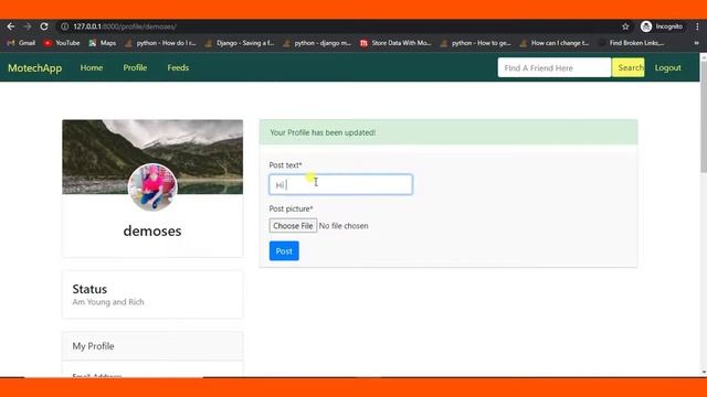 How To Create MotechApp - Django Social Network(Trailer) смотреть онлайн