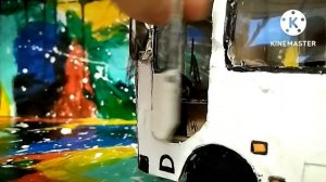 ПАЗ-32054 из картона!