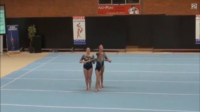 RGV Ruurlo Acrogym - WG-D: Lisanne, Pien & Joyce - ½ Finale NK - 11-05-2014 te Zwolle смотреть онлайн