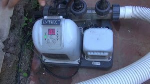 Очистка Воды в Каркасном Бассейне Включаем хлорогенератор на ионизацию в бассейне