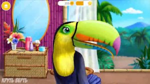 Уход за животными - Красим Попугая и длинные ноги жирафа