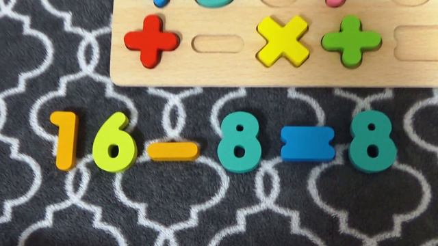 Цифра 8 Математика для малышей Примеры с цифрой 8 прибавляем и отнимаем смотреть онлайн