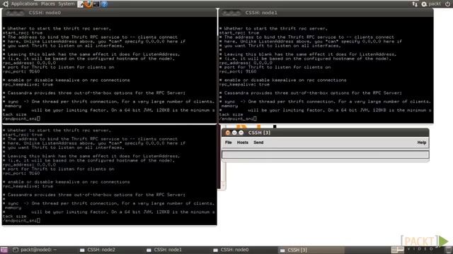 Cassandra Administration Tutorial: Building a Cluster of Multiple Nodes | packtpub.com смотреть онлайн