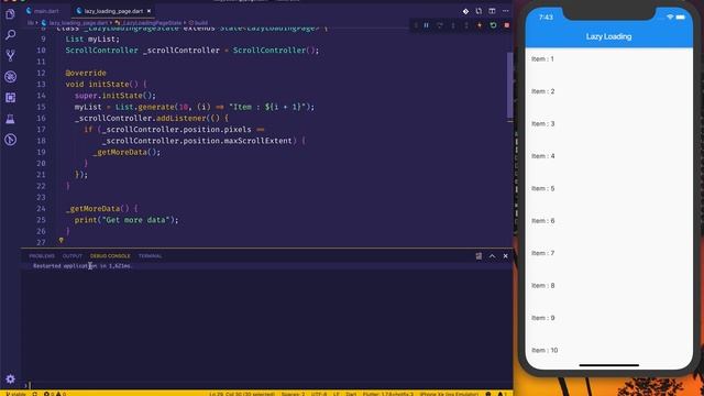 Flutter: Lazy Loading ListViews | Load More Data On Scroll смотреть онлайн