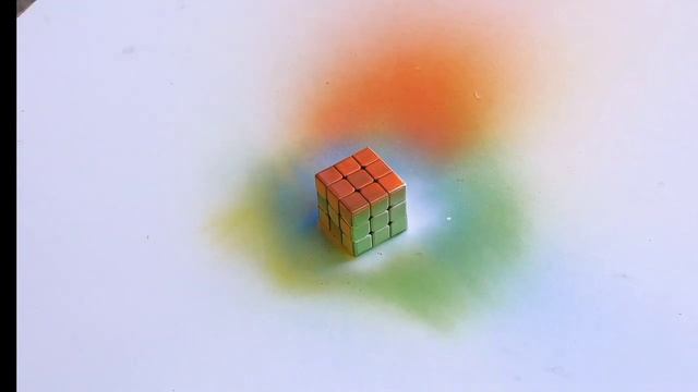 I Tried To Paint My Rubik's Cube | Rubik's cube Art | Another Way to Solve A Rubik's Cube смотреть онлайн