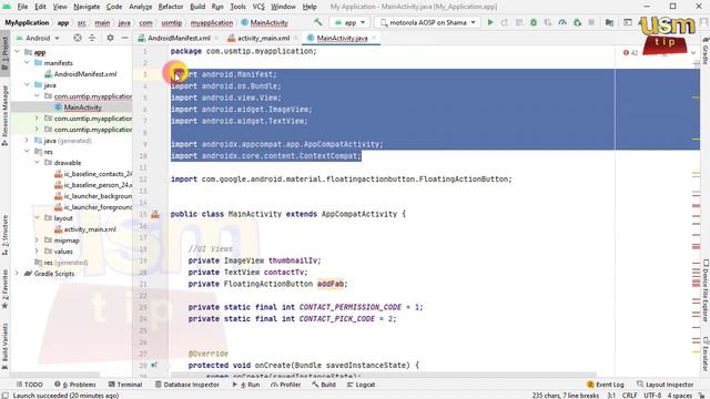 How to #Pick #Contacts in #Android #App in #Android #Studio #Select #Contact from #Contact #List смотреть онлайн