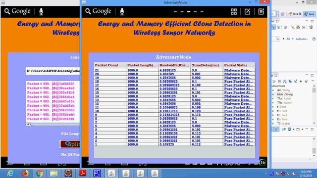 Energy and Memory Efficient Clone Detection in Wireless Sensor Networks in Java смотреть онлайн