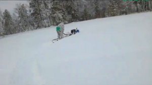 мотобуксировщик по снегу, небольшие доработки