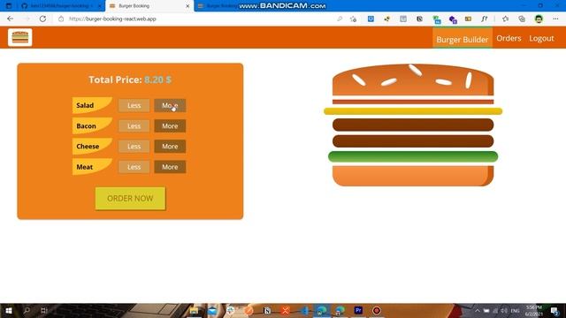 Demo burger building and booking web application - Burger Booking смотреть онлайн