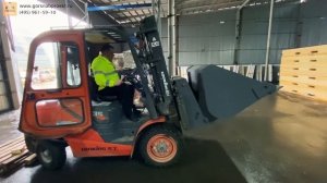 Ковш с креплением на каретку для вилочного погрузчика