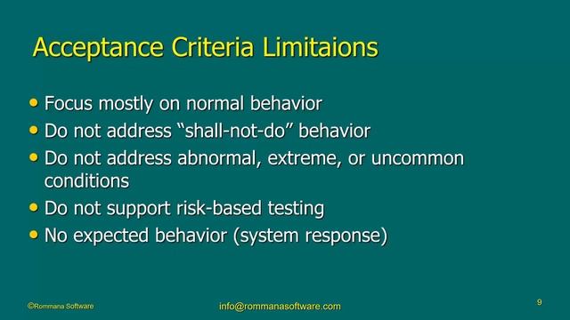 Acceptance Criteria vs Scenarios 2022 смотреть онлайн